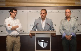Alfredo Aguilera, Juan Luís Rodríguez y Domingo Expósito