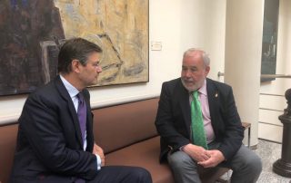 Rafael Mateos junto al Ministro de Justicia