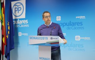 Emilio Borrega, Portavoz PP provincia de Cáceres
