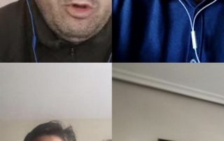 Miembros del PP reunidos con la Agrupación Vecinal de Cáceres