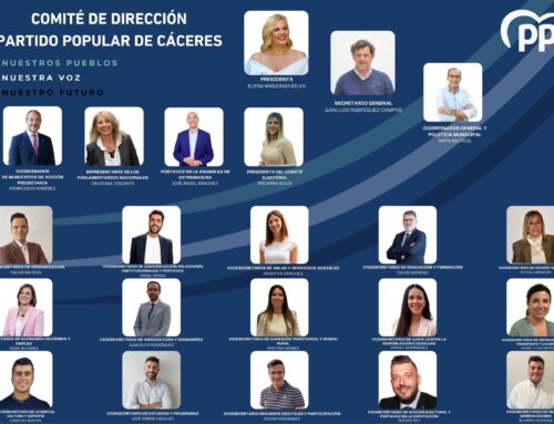 Nuevo Comité Ejecutivo Provincial del Partido Popular de Cáceres