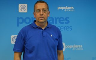 Emilio Borrega, Portavoz PP provincia de Cáceres