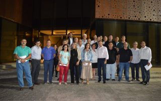 Laureano León y Cristina Teniente con Alcaldes, portavoces y Presidemtes Locles PP Campo Arañuelo