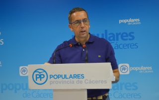 Emilio Borrega, Portavoz PP provincia de Cáceres