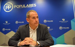Alfredo Aguilera, Portavoz del PP en la Diputación de Cáceres
