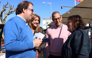 Alberto Casero junto a Alfredo Aguilera en Malpartida de Cáceres