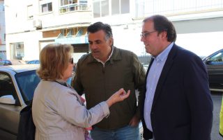 Alberto Casero junto al Alcalde de Coria, José Manuel García Ballestero