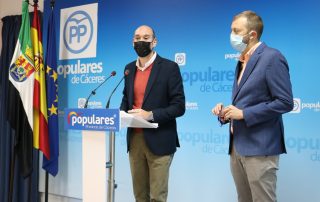Diputados del PP en la Diputación de Cáceres. Presupuestos. jpg