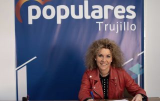 La Portavoz del PP en Trujillo, Inés Rubio.