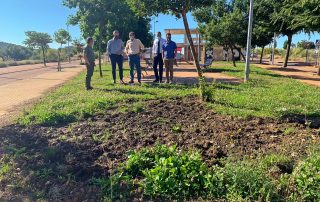 Rafa Mateos junto a los miembros de FEDEXCAZA