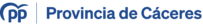 PP | Provincia de Cáceres Logo