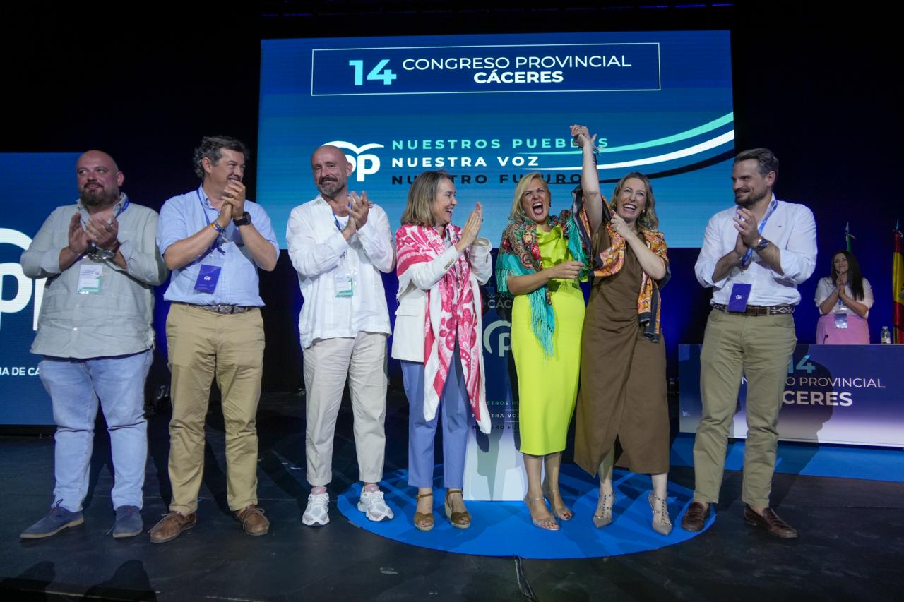 Elena Manzano se convierte en la nueva Presidenta del Partido Popular de la provincia de Cáceres con más del 99,27% de los votos